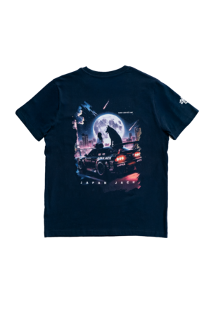 T-SHIRT blue unisex FULL MOON