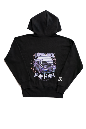 HOODIE 400gsm black unisex SAKURA