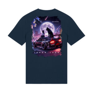 T-SHIRT blue unisex FULL MOON