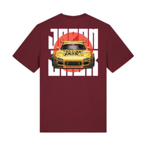 T-SHIRT red brown unisex JAPAN