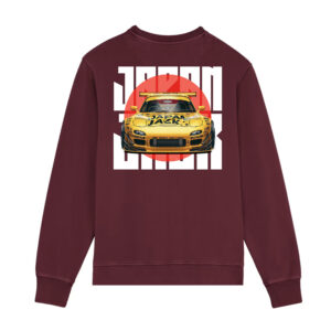 SWEATSHIRT red brown unisex JAPAN