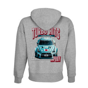 HOODIE 450gsm grey unisex TURBO