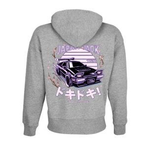 HOODIE 450gsm grey unisex SAKURA