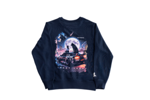 SWEATSHIRT blue unisex FULL MOON