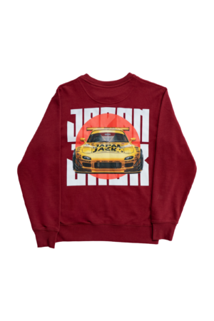 SWEATSHIRT bordeaux unisex JAPAN