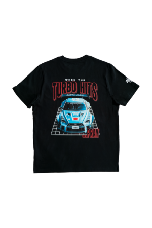 T-SHIRT black unisex TURBO