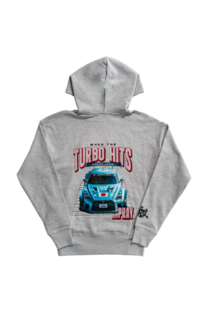 HOODIE 450gsm grey unisex TURBO