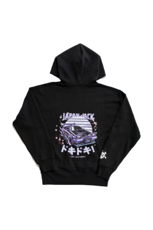 HOODIE 400gsm black unisex SAKURA