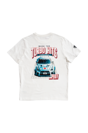 T-SHIRT white unisex TURBO