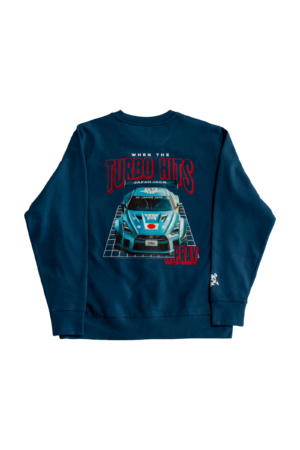 SWEATSHIRT blue unisex TURBO