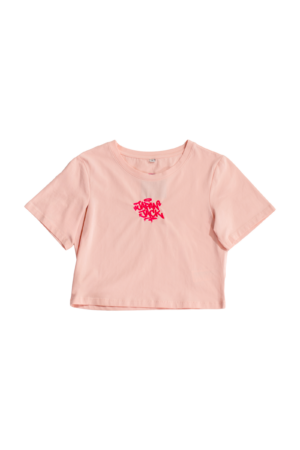T-SHIRT CROP pink LEGEND