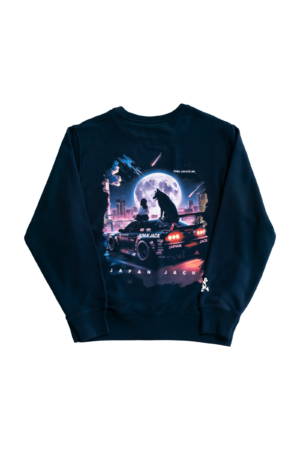 SWEATSHIRT blue unisex FULL MOON