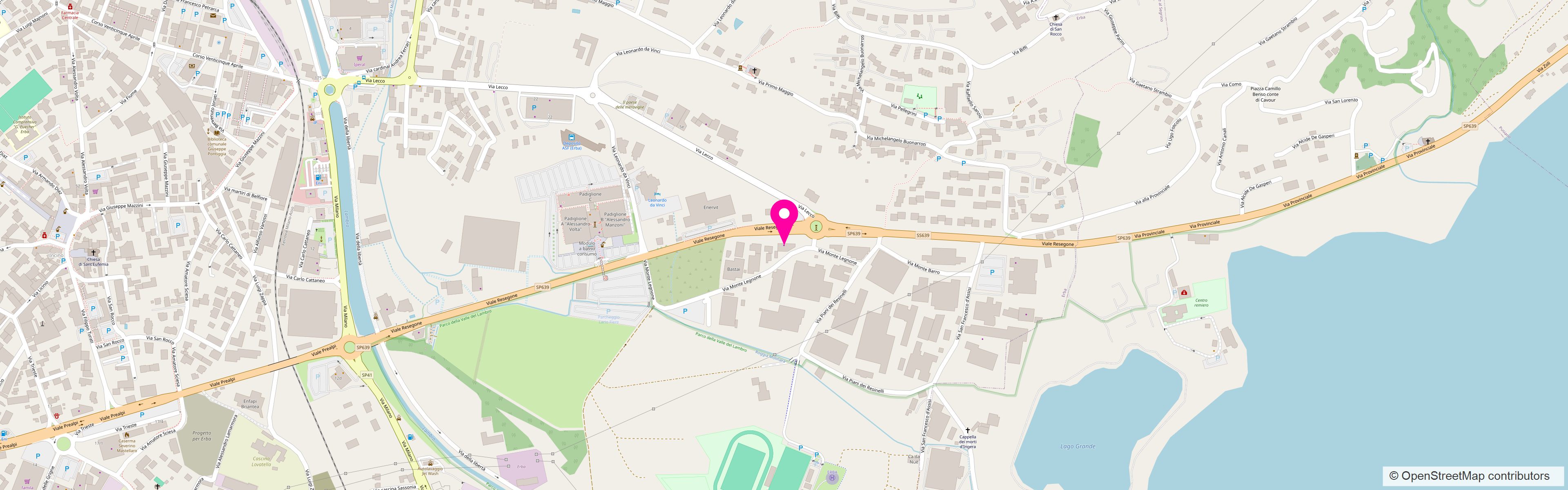 Dove siamo: viale Resegone 16, Erba (CO)
